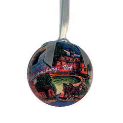 Item 152072 Williamsburg Collage Ball Ornament