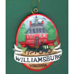 Item 152090 thumbnail Oval Williamsburg Virginia Governor's Palace Ornament