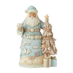 Item 156070 Coastal Santa With Driftwood Tree