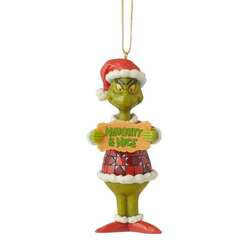 Item 156077 Grinch Naughty And Nice Ornament