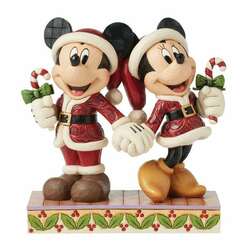 Item 156098 Mickey And Minnie Candy Canes Figure