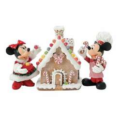 Item 156186 thumbnail Minnie And Mickey Gingerbread House