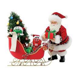 Item 156189 thumbnail M&M Sleigh With Santa