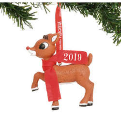 Item 156316 Rudolph 2019 Dated Ornament