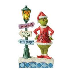 Item 156443 Grinch By Lit Lamppost