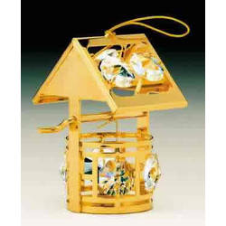 Item 161067 Gold Crystal Wishing Well Ornament