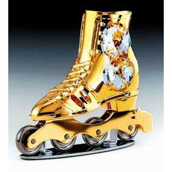 Item 161088 Gold Crystal Rollerblade Ornament