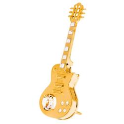 Item 161152 Gold Crystal Electric Guitar Ornament