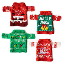 Item 164021 thumbnail Uncle Bobs Light Up Wine And Bottle Sweater