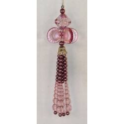 Item 170430 Pink Prism Top Dangle Ornament