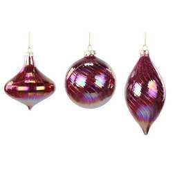 Item 171009 Iridescent Fuchsia Ornament