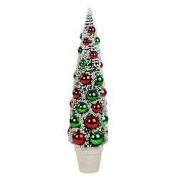 Item 171034 Flocked Bottle Brush Tree
