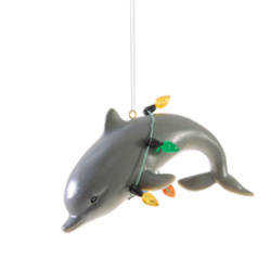 Item 177016 Holiday Dolphin Ornament