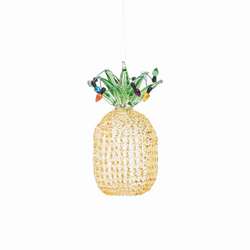Item 177040 Spun Glass Pineapple Ornament