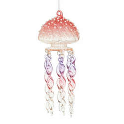 Item 177085 Pink Jellyfish Beaded Ornament