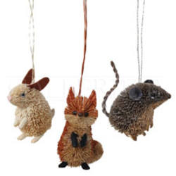 Item 177200 Rabbit/Fox/Mouse Ornament