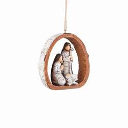 Item 177284 Rustic Nativity Ornament