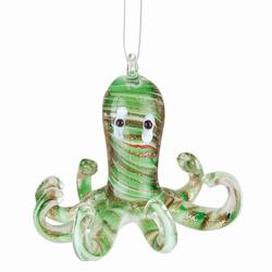 Item 177396 Green Octopus Ornament