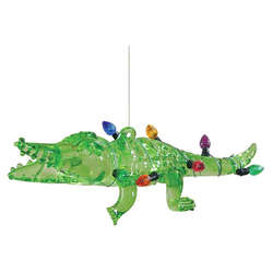 Item 177454 Alligator With Lights Ornament