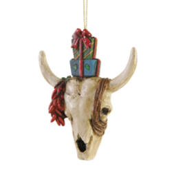 Item 177762 Longhorn Present Ornament