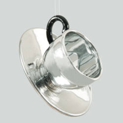 Item 177786 Coffee Cup And Saucer Ornament