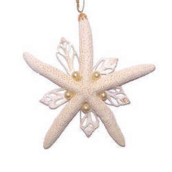 Item 185312 Snowflake Starfish Ornament
