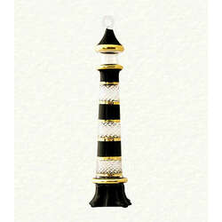 Item 186082 thumbnail Sms Black Lighthouse Ornament