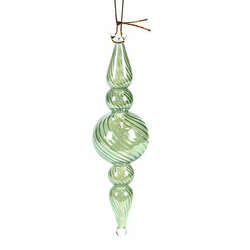 Item 186127 Green Swirl Ornament