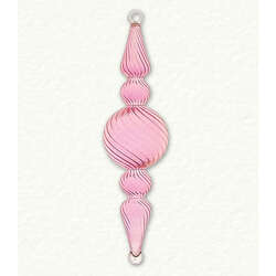 Item 186130 Pink Small Swirl Ornament