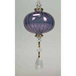 Item 186239 thumbnail Purple Crystal Swirl Sphere Ornament
