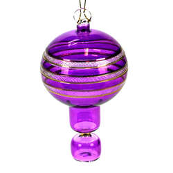 Item 186294 Purple Ms Hot Air Balloon Ornament