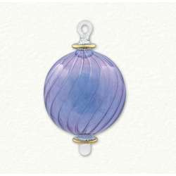 Item 186468 Blue Swirl Ball Ornament