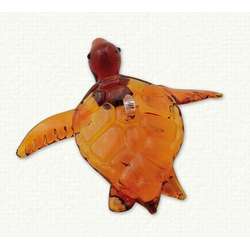 Item 186546 Orange Turtle Ornament