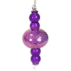 Item 186599 Purple Flat Ball With 4 Balls Scepter Ornament