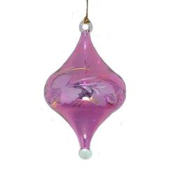 Item 186901 Purple Stretched Onion Shape Ornament