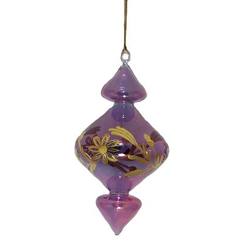 Item 186917 Purple Diamond Shape Finial Ornament
