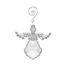 Item 188050 Clear Crystal Angel Ornament