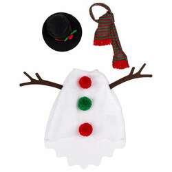 Item 191216 Snowman Porch Sitter Goose Outfit