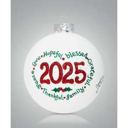 Item 202082 Year 2025 Ornament