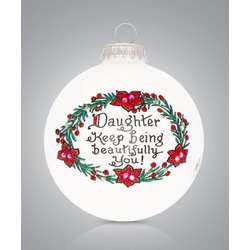 Item 202086 Daughter Beautifully Ornament