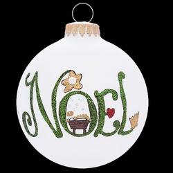 Item 202129 Noel Text Ornament