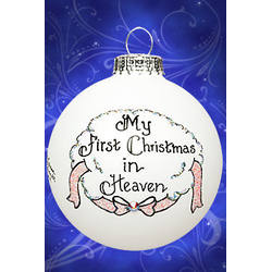 Item 202154 My First Christmas In Heaven Girl Ornament