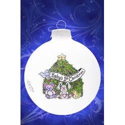 Item 202159 Girl Baby's First Christmas Ornament