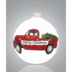 Item 202230 Merry Christmas Truck Ornament