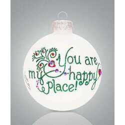 Item 202256 You Are My Happy Place Ornament