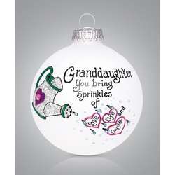 Item 202288 Granddaughter Sprinkles Ornament