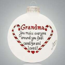 Item 202352 Grandma Cared For Ornament