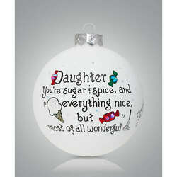 Item 202359 Daughter Sweet Ornament