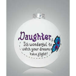 Item 202360 Daughter Butterfly Ornament