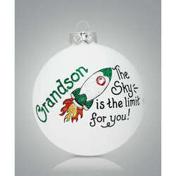 Item 202376 Grandson Rocket Ornament